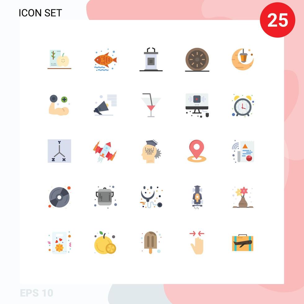 25 Creative Icons Modern Signs and Symbols of thanksgiving pie supermarket dinner professor Editable Vector Design Elements