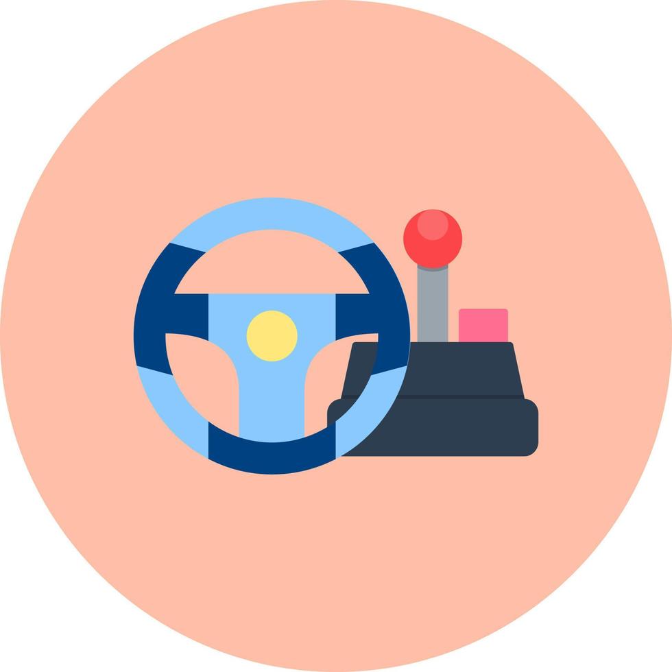 Gaming Wheel Vector Icon