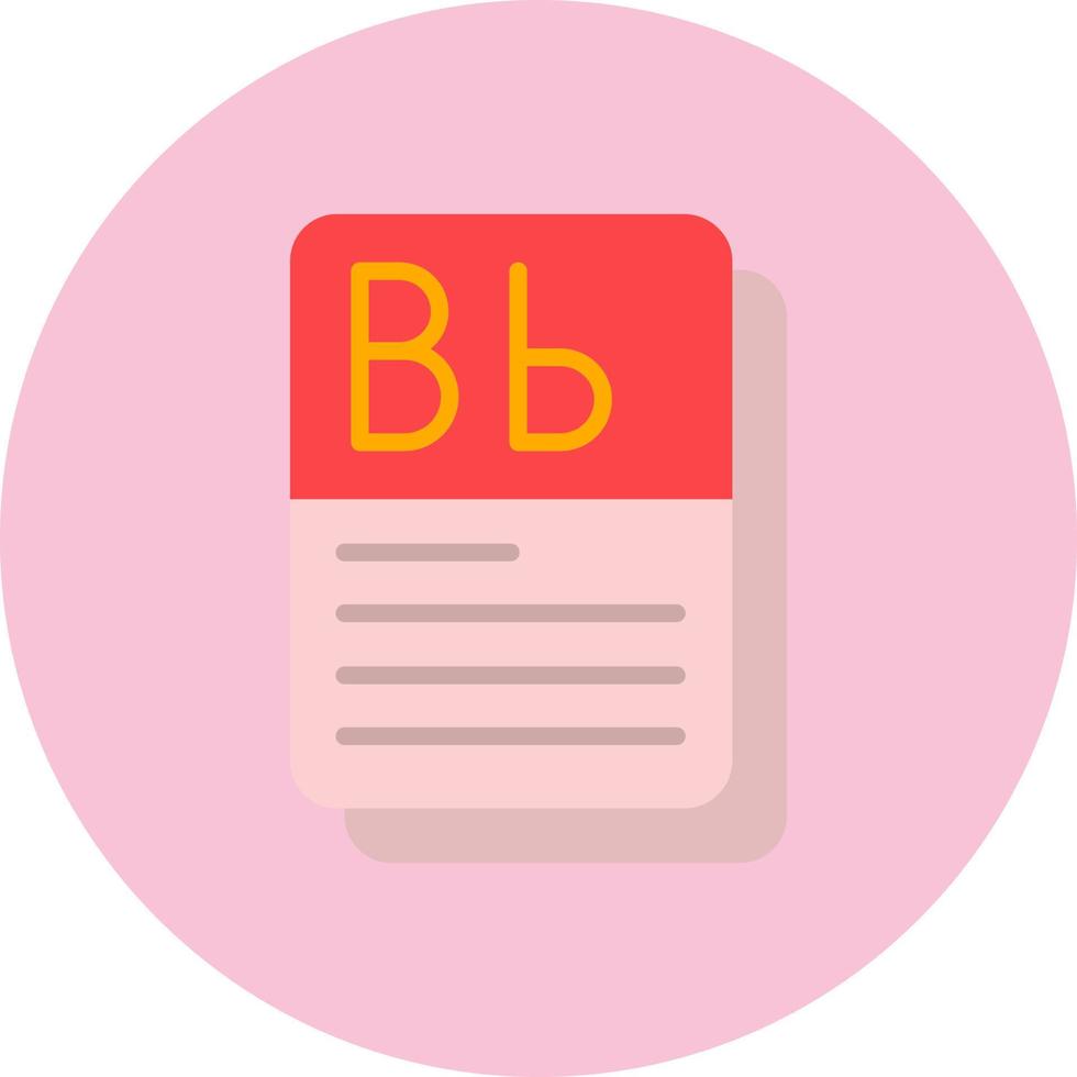 Flashcard Vector Icon