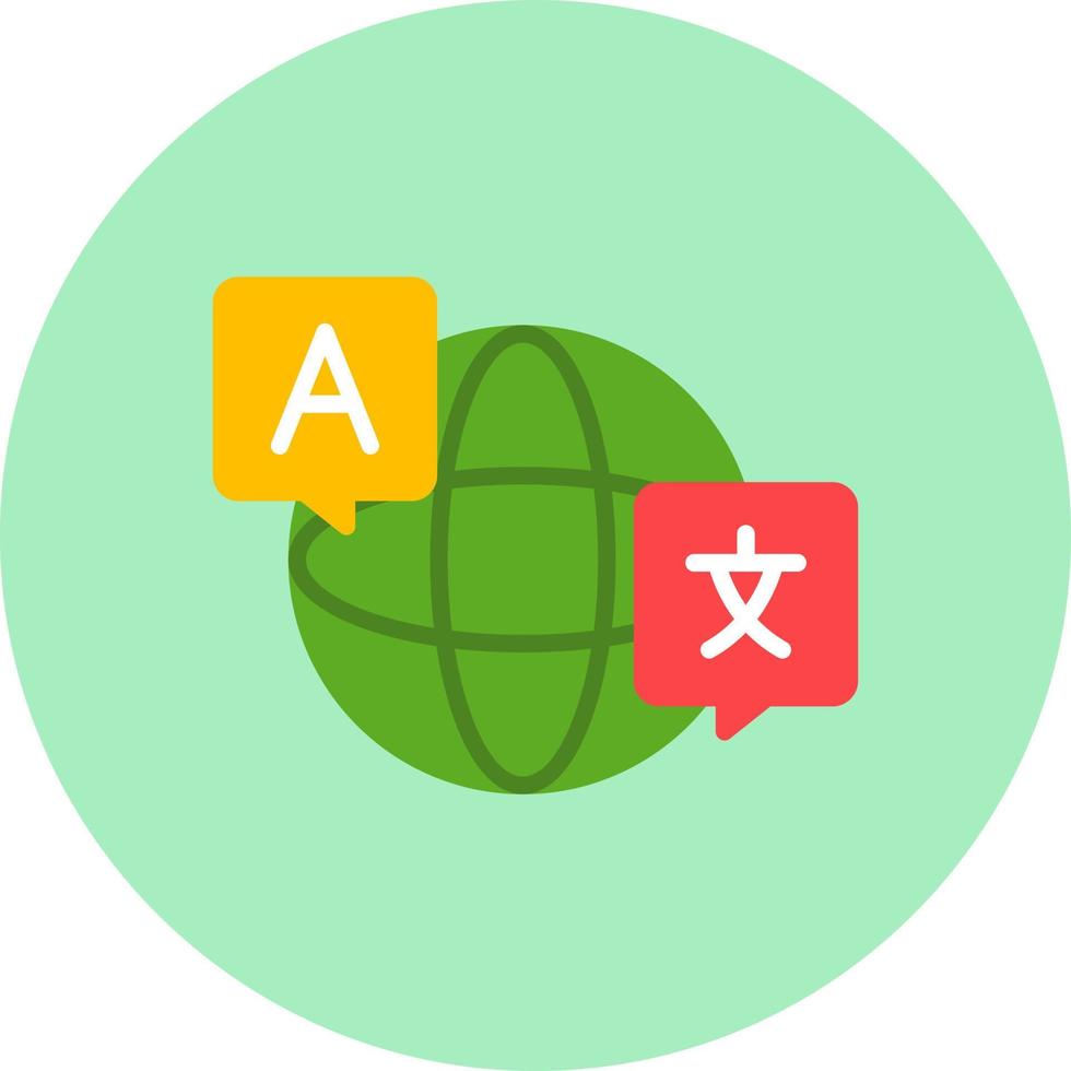 Foreign Language Vector Icon