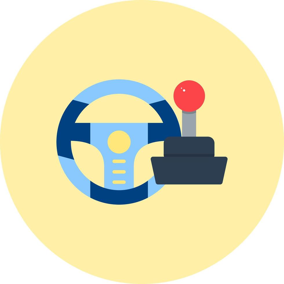 Steering Wheel Vector Icon