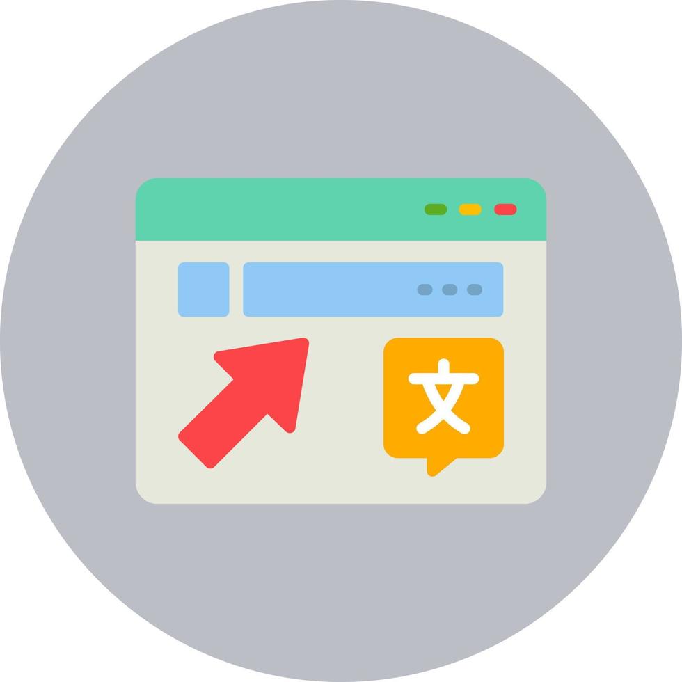 Online Translator Vector Icon
