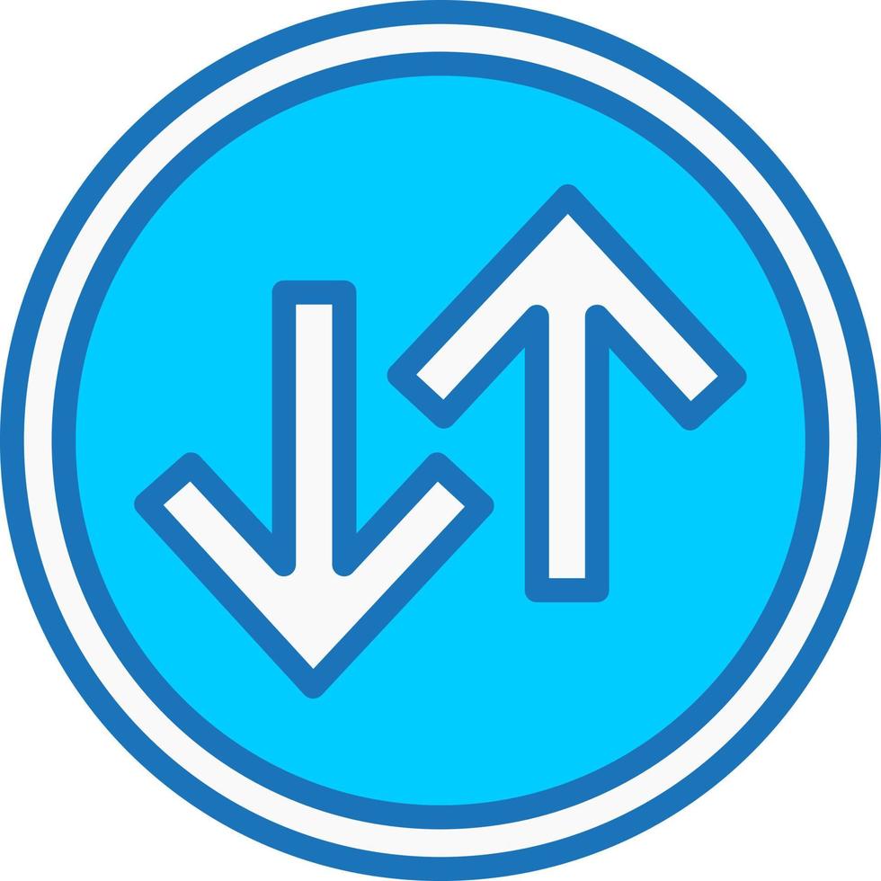 Up Down Arrow Vector Icon