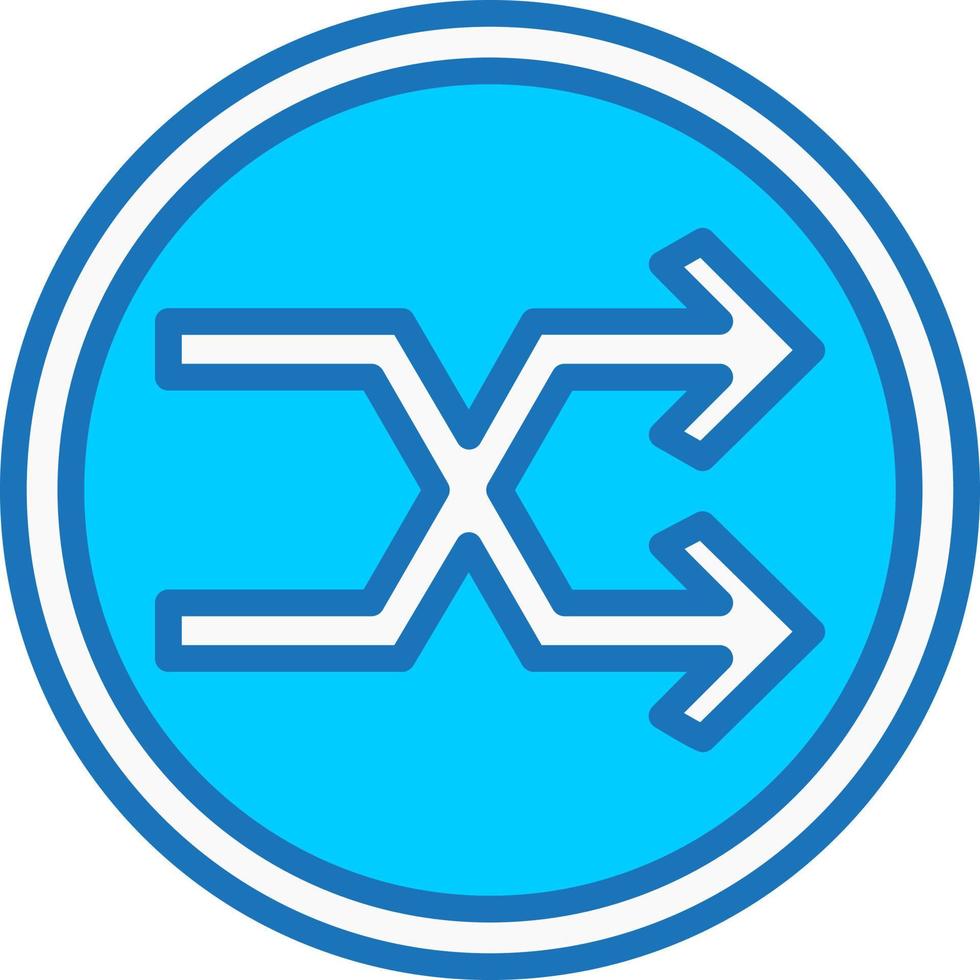 Shuffle Arrow Vector Icon