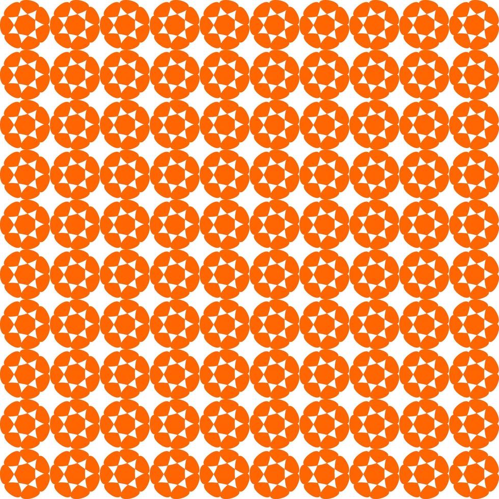 Orange floral pattern vector illustration, suitable as a background and also suitable for filling objects with color patterns or with the color of an image.