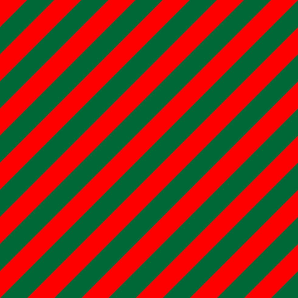 Christmas background with green and red stripes. vector