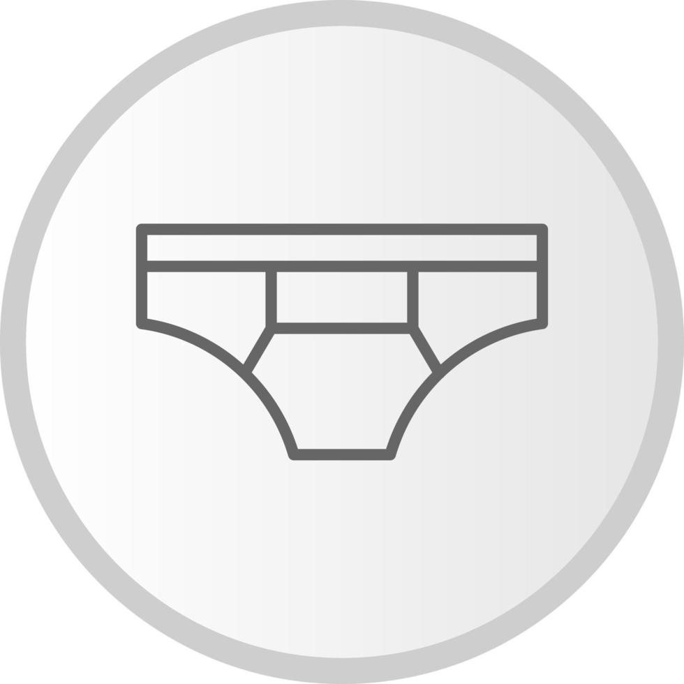 icono de vector de ropa interior