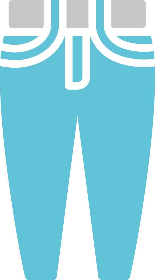 icono de vector de pantalones vaqueros