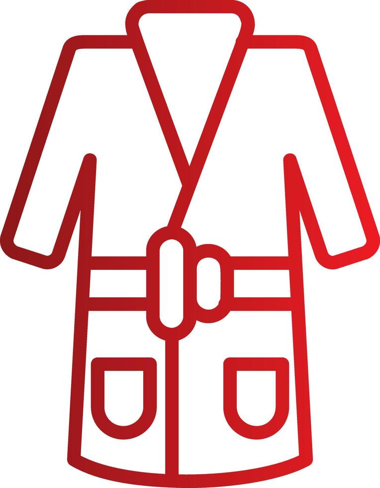Bathrobe Vector Icon