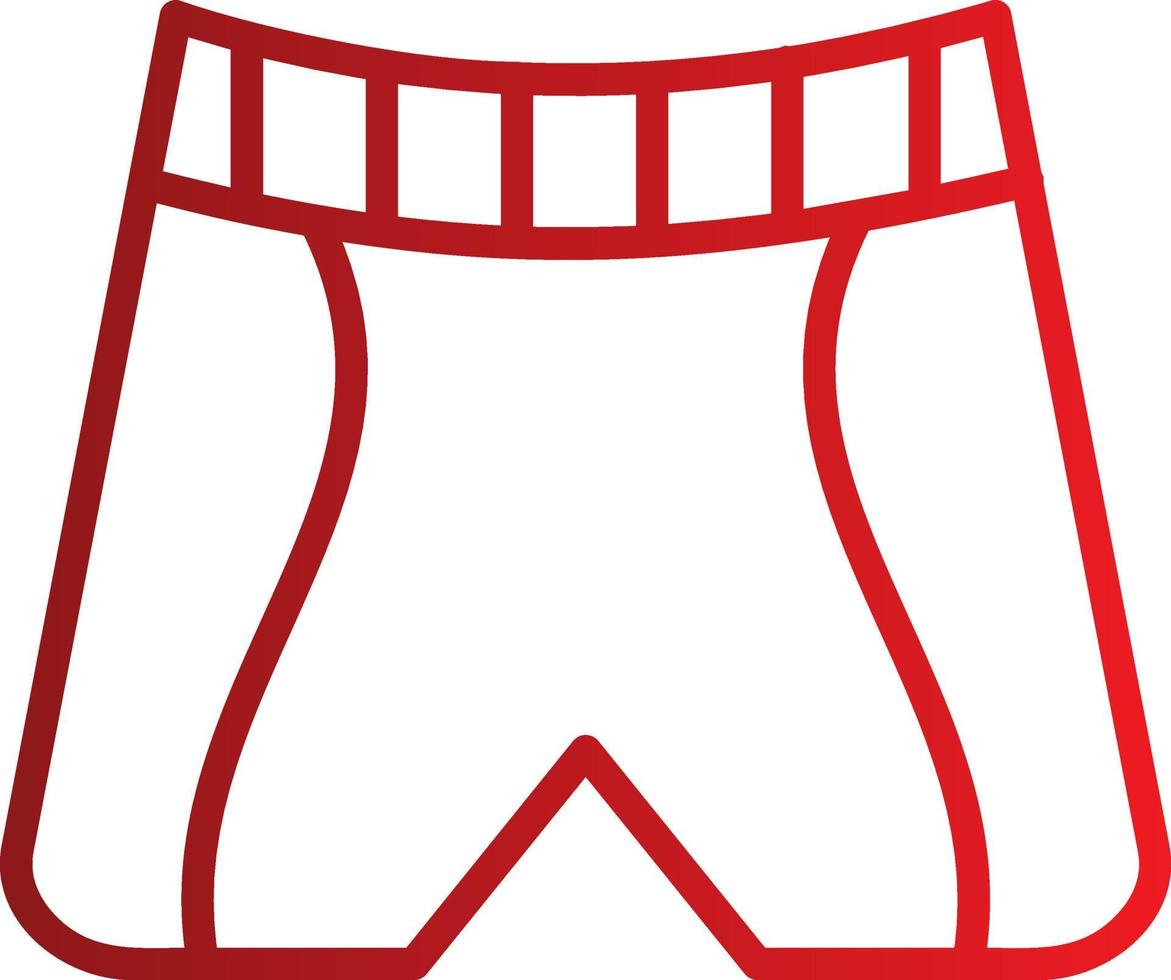 icono de vector de pantalones cortos de natación