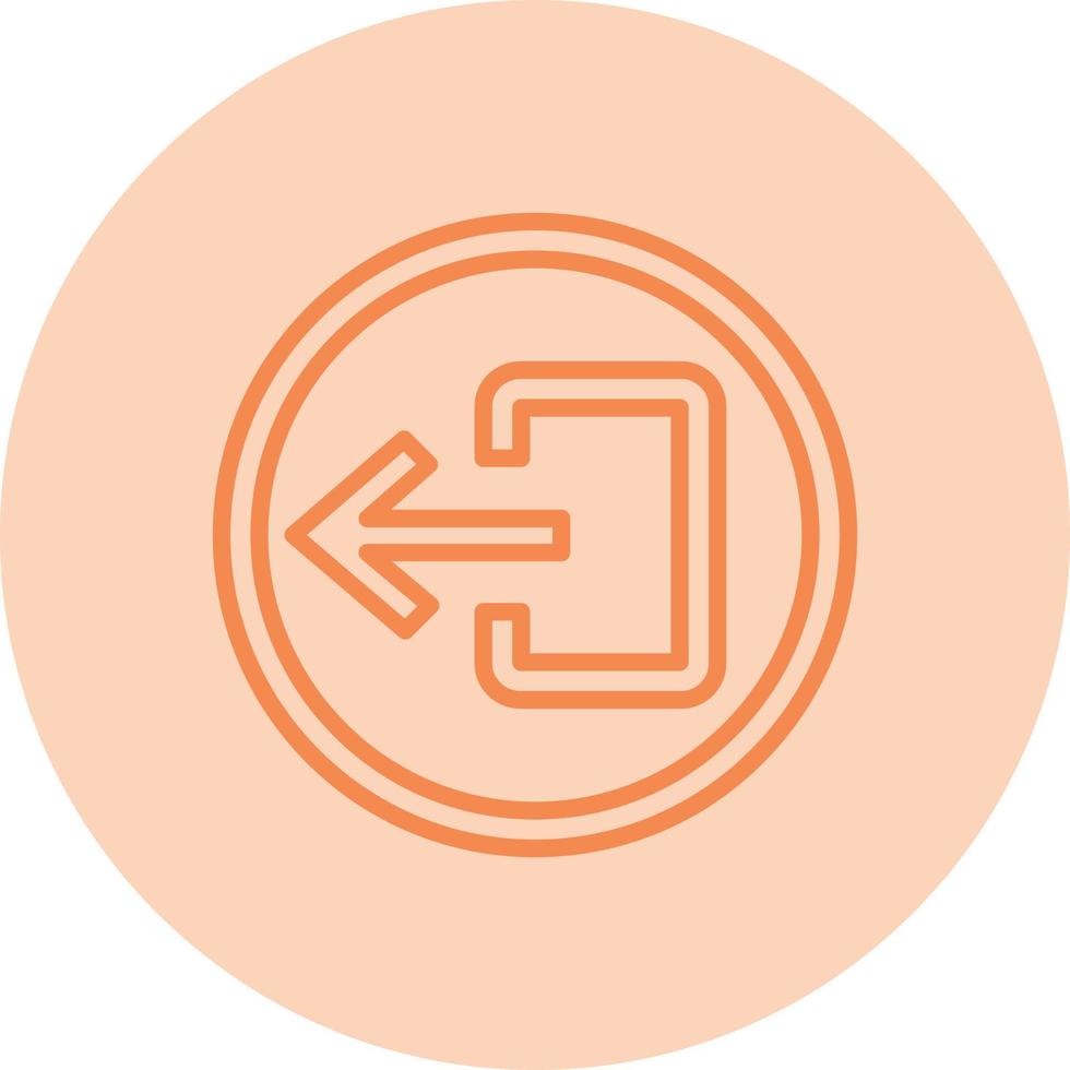 Logout Arrow Vector Icon