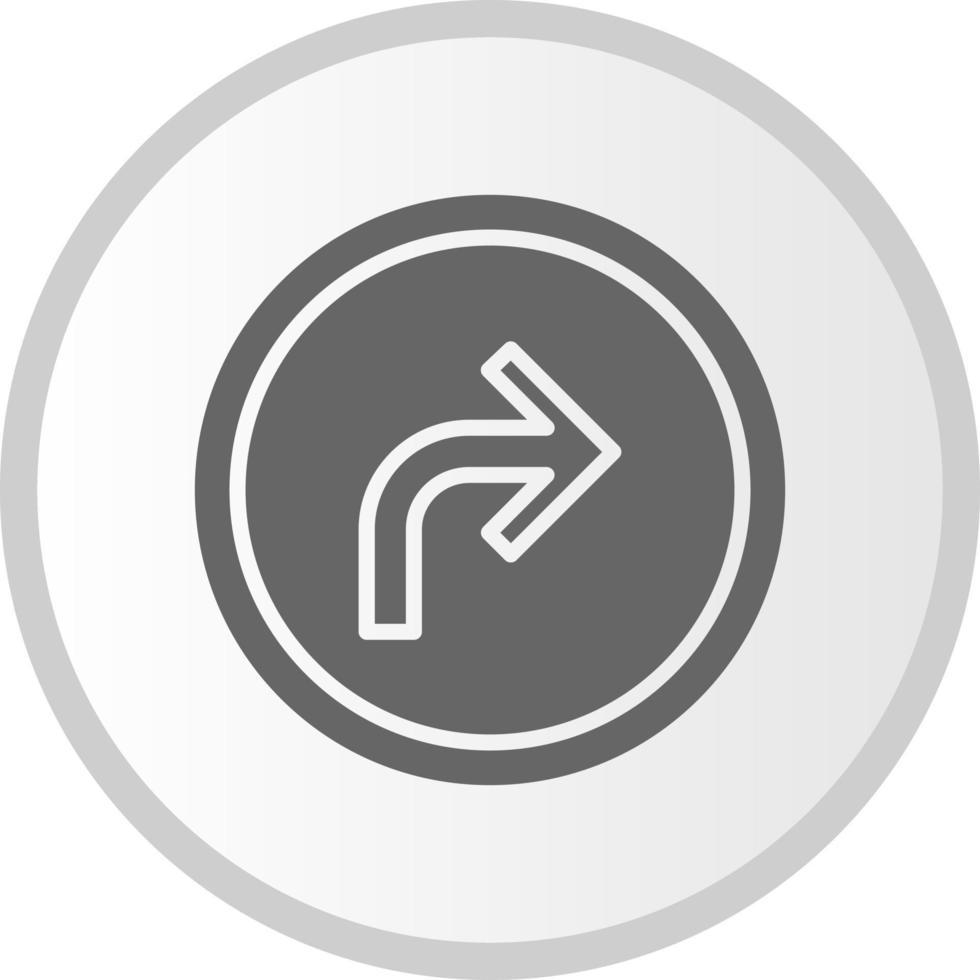 Turn Right Arrow Vector Icon