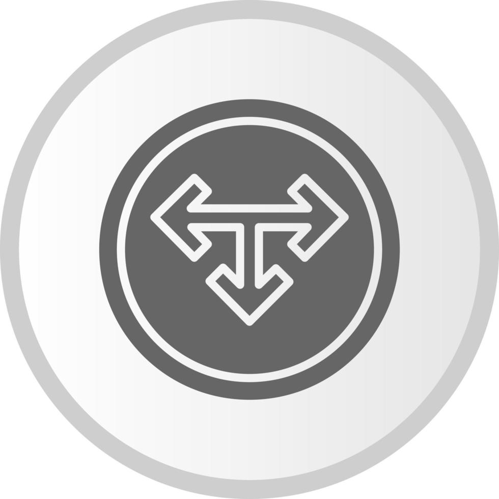 T Junction Vector Icon