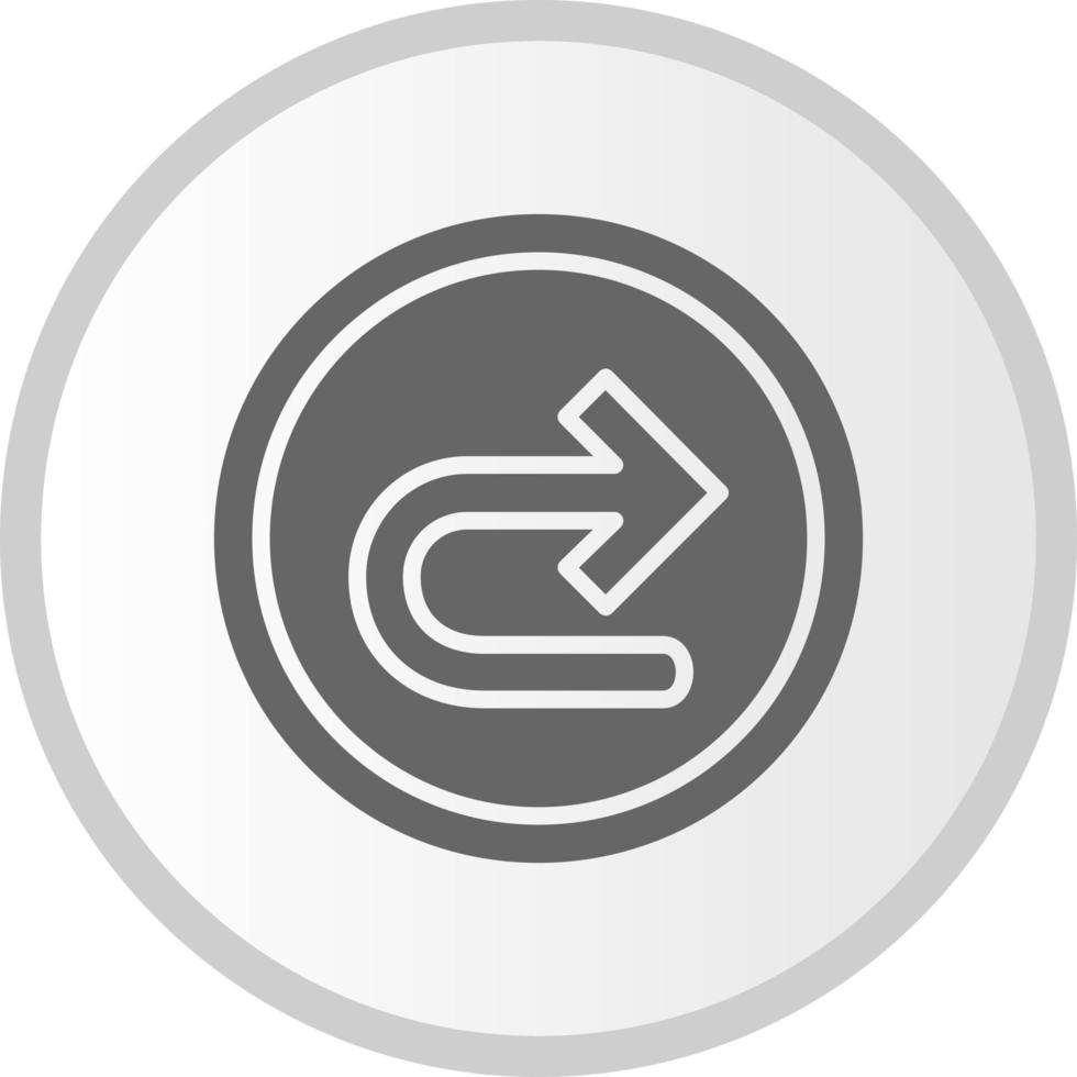 Turn Right Arrow Vector Icon