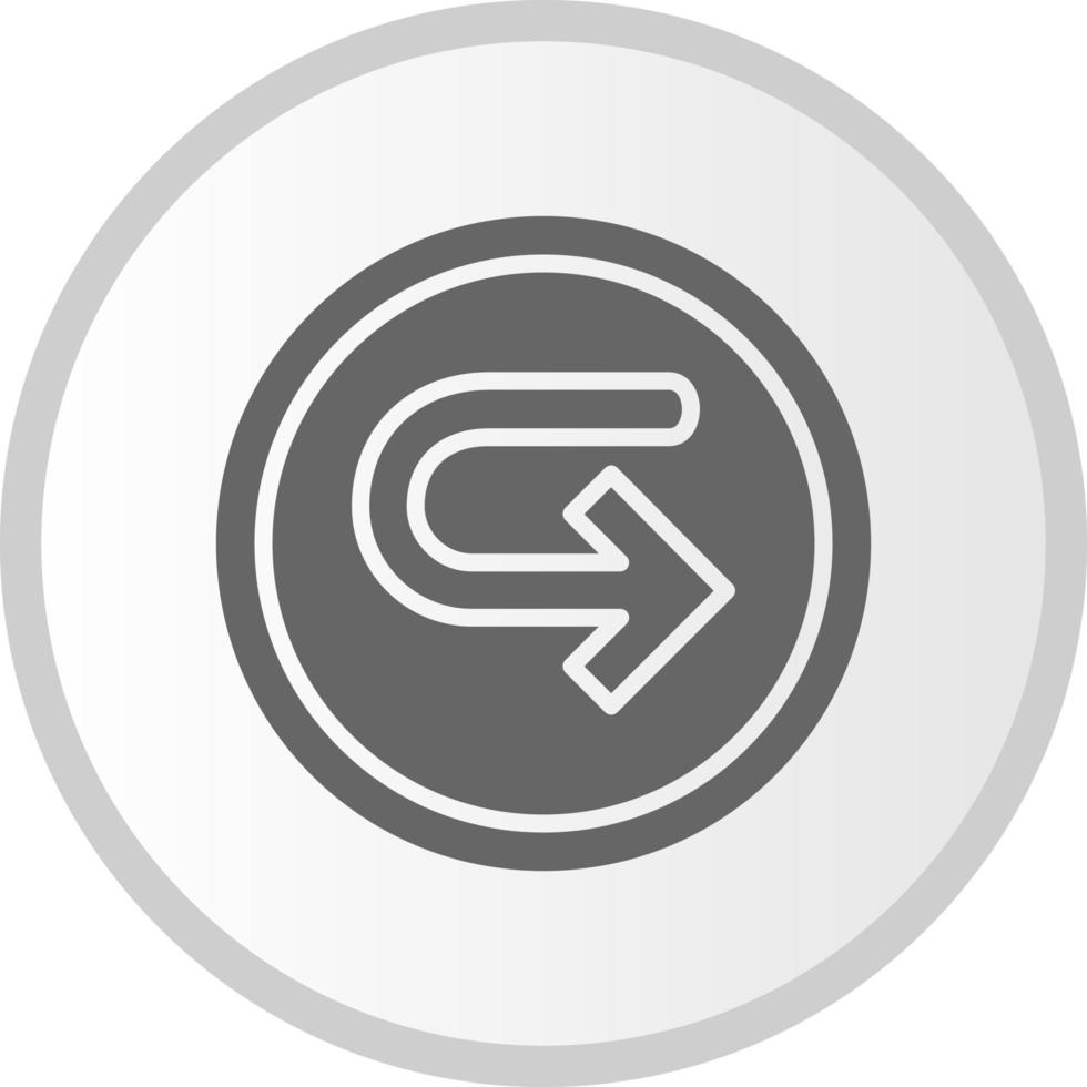 Turn Right Arrow Vector Icon