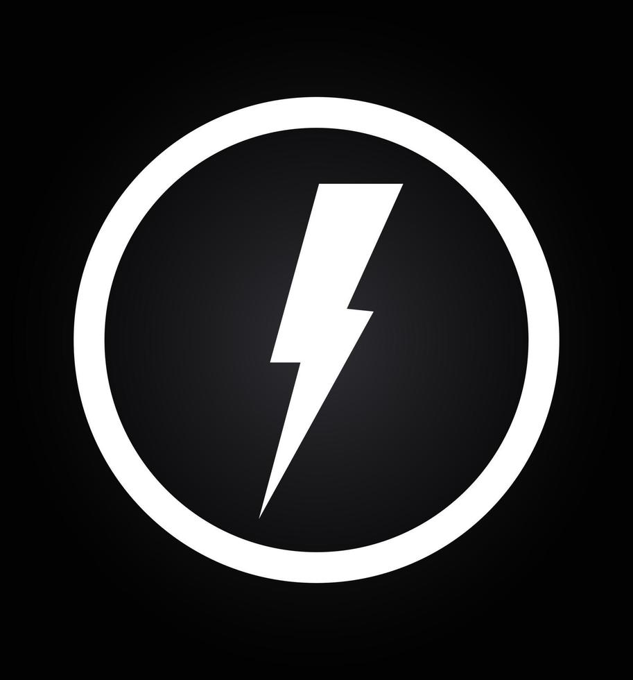 Flash thunder bolt logo modern vector