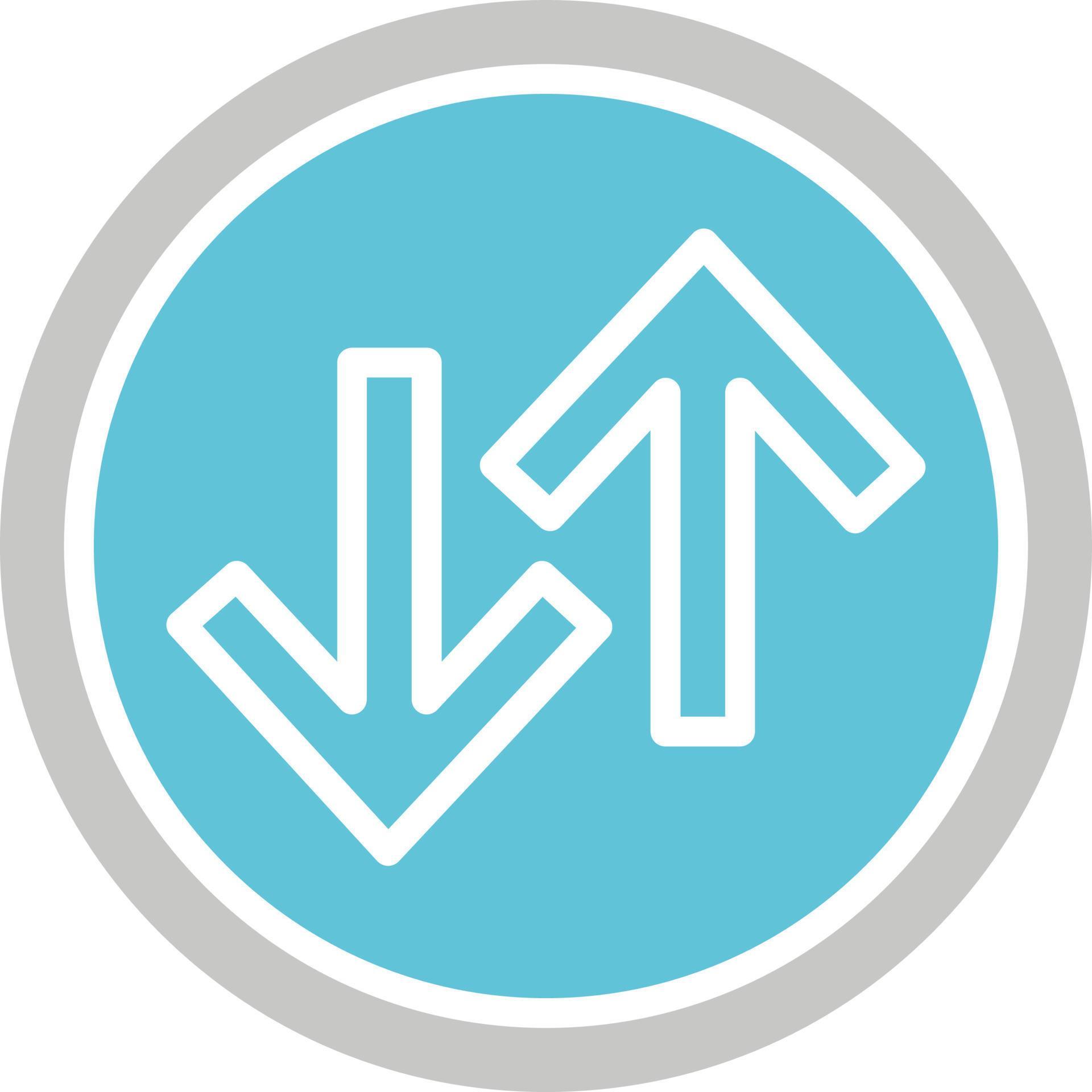 Up Down Arrow Vector Icon 16410887 Vector Art at Vecteezy