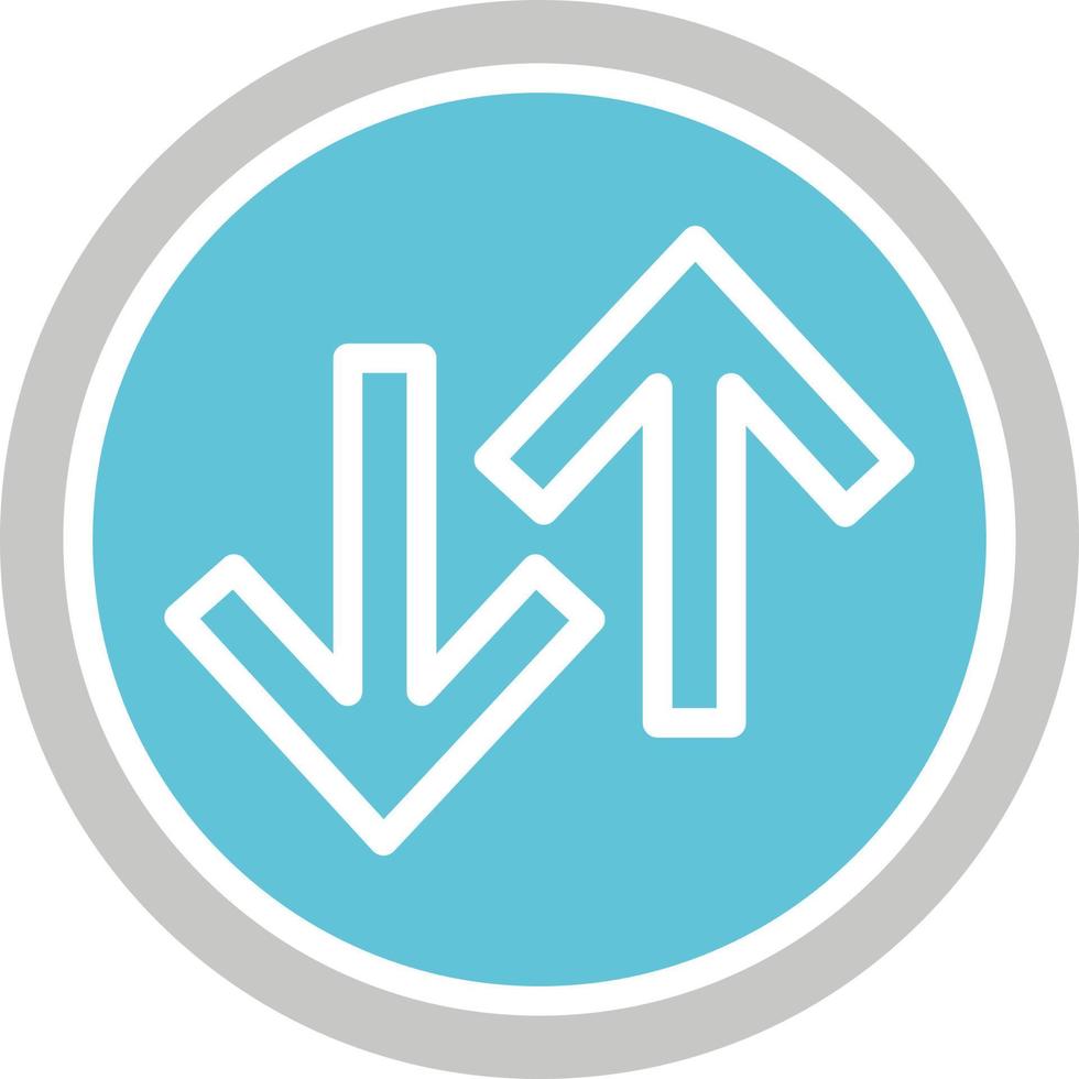 Up Down Arrow Vector Icon