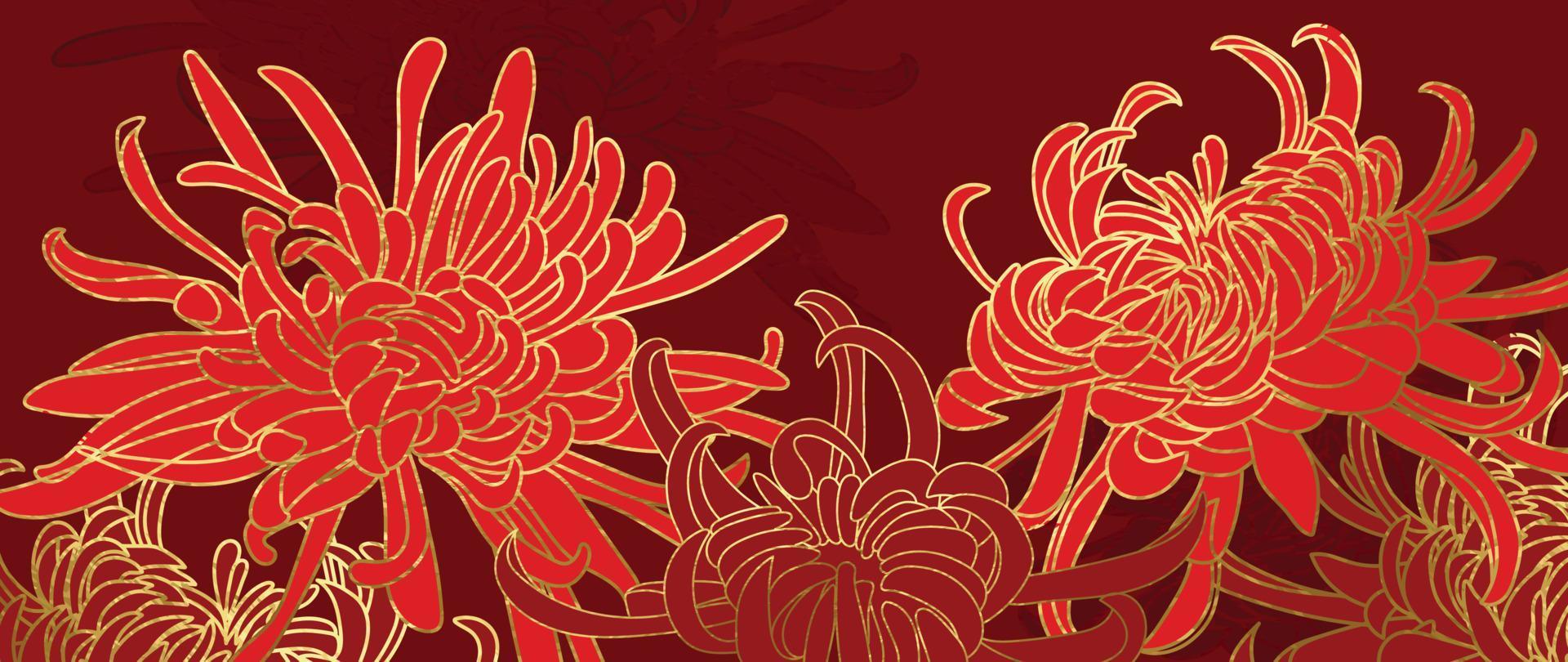 Happy Chinese new year luxury style pattern background vector. Oriental