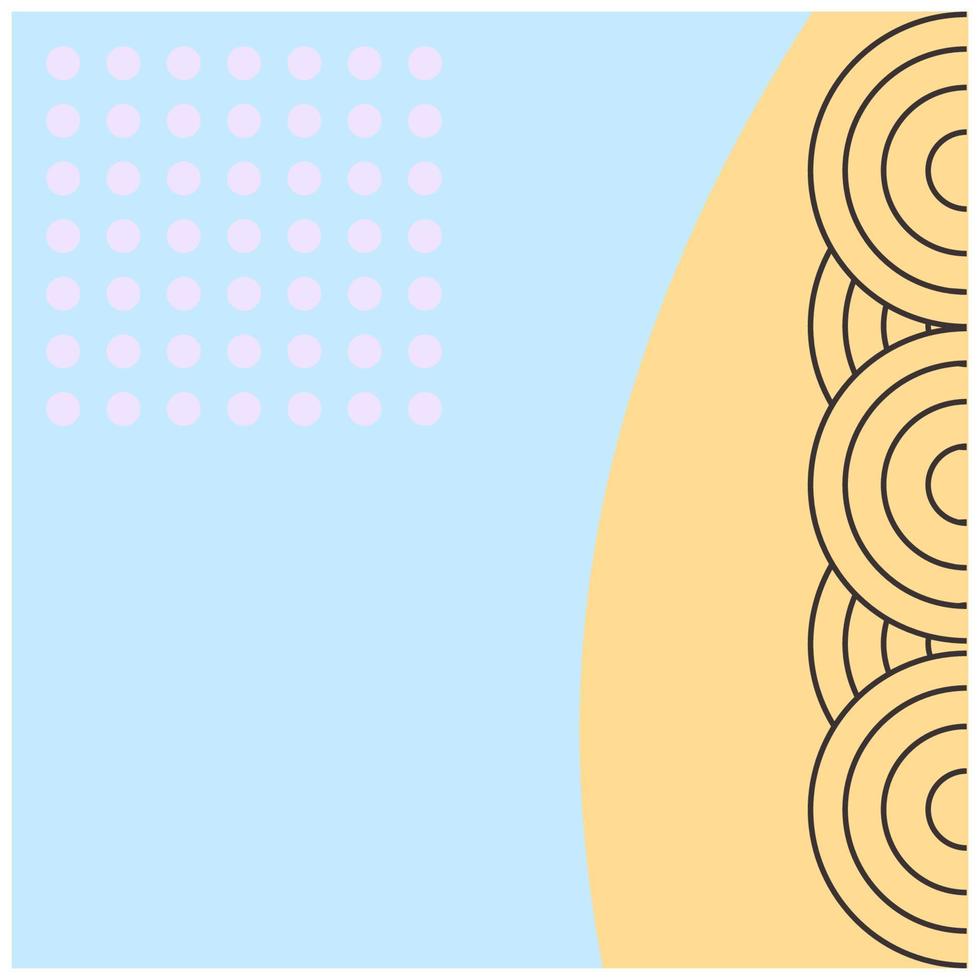 vector banner background square social media post