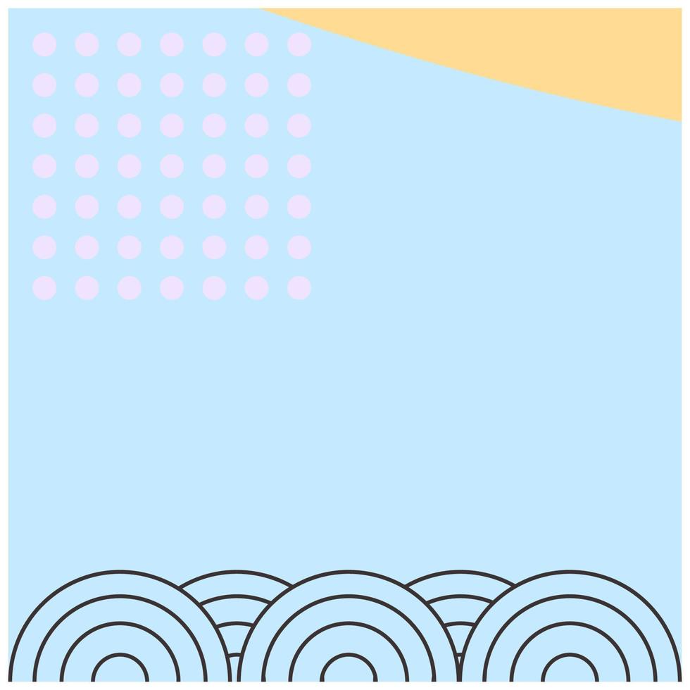 vector banner background square social media post
