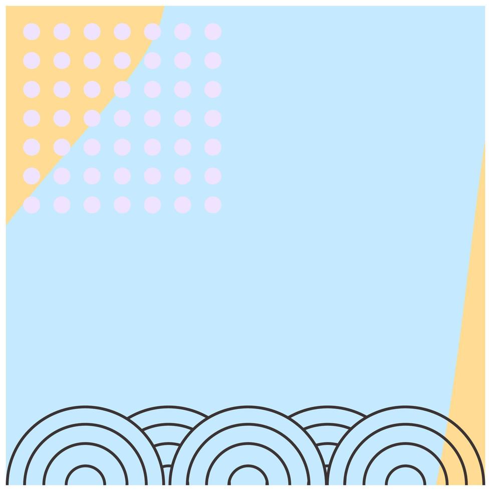 vector banner background square social media post