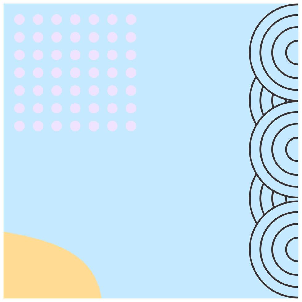 vector banner background square social media post