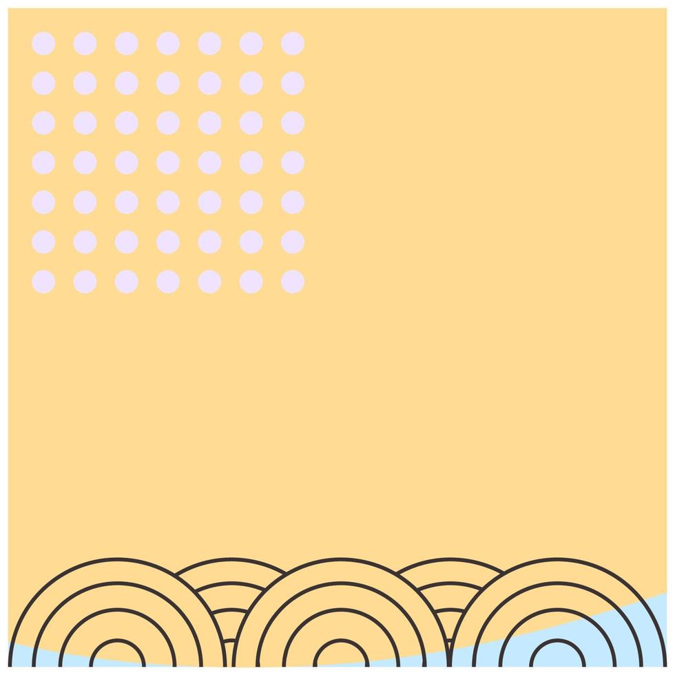 vector banner background square social media post