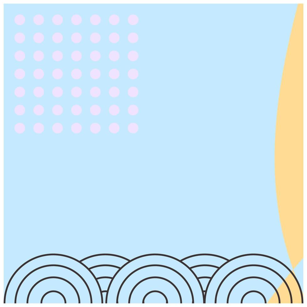 vector banner background square social media post