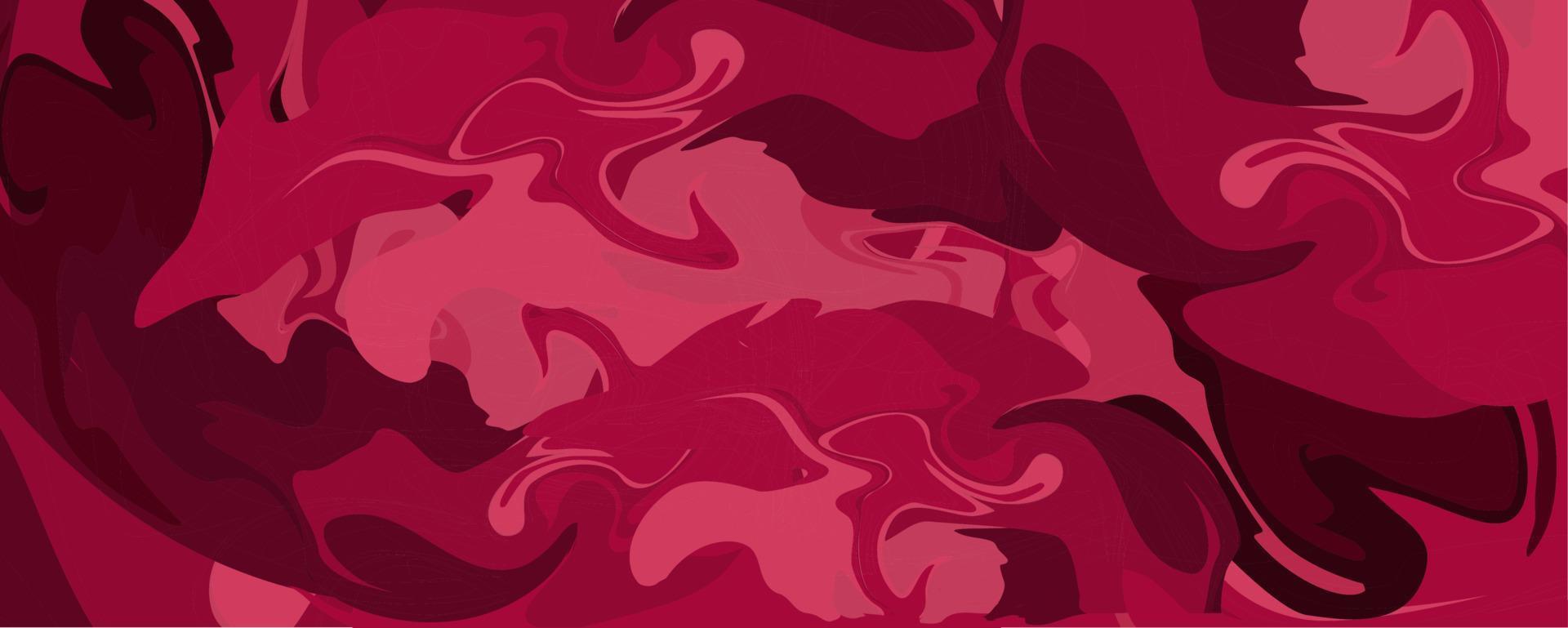 fondo abstracto con ondas mixtas. color de moda viva magenta. plantilla vectorial para historias y portada vector