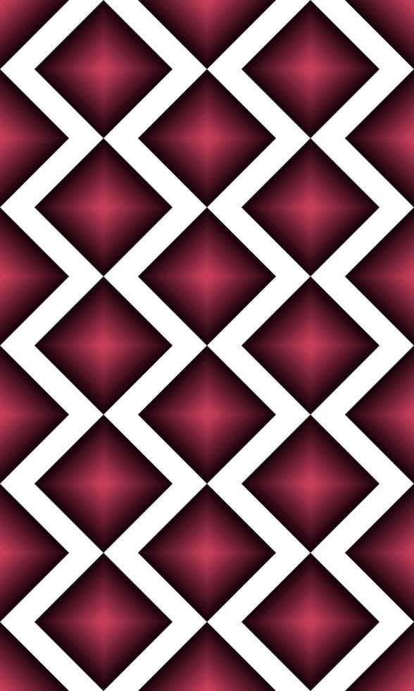 Geometric seamless pattern rhombus. Trendy color Viva Magenta. Vector template for storys, cover