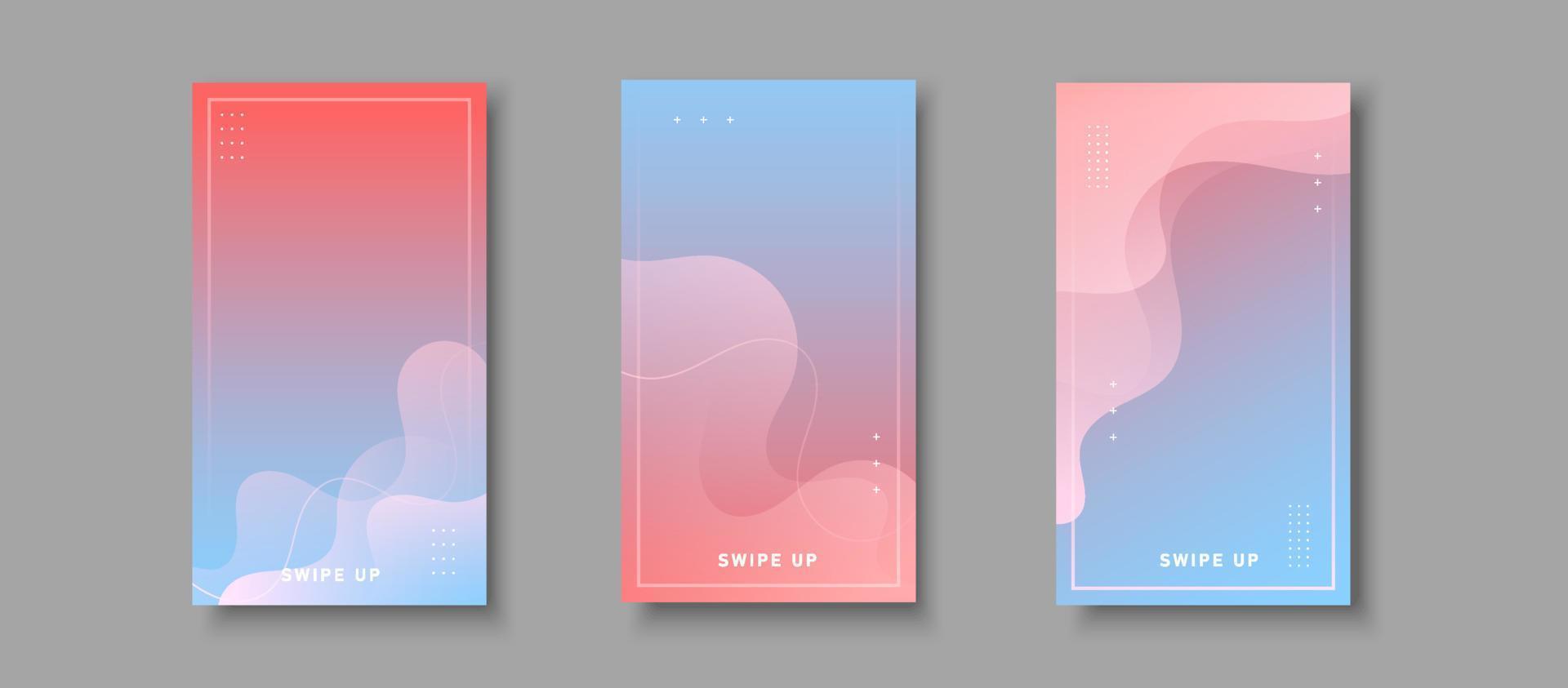 modern background.template story,abstract frames, wave effect,full of colors, gradations, business, etc, eps 10 vector