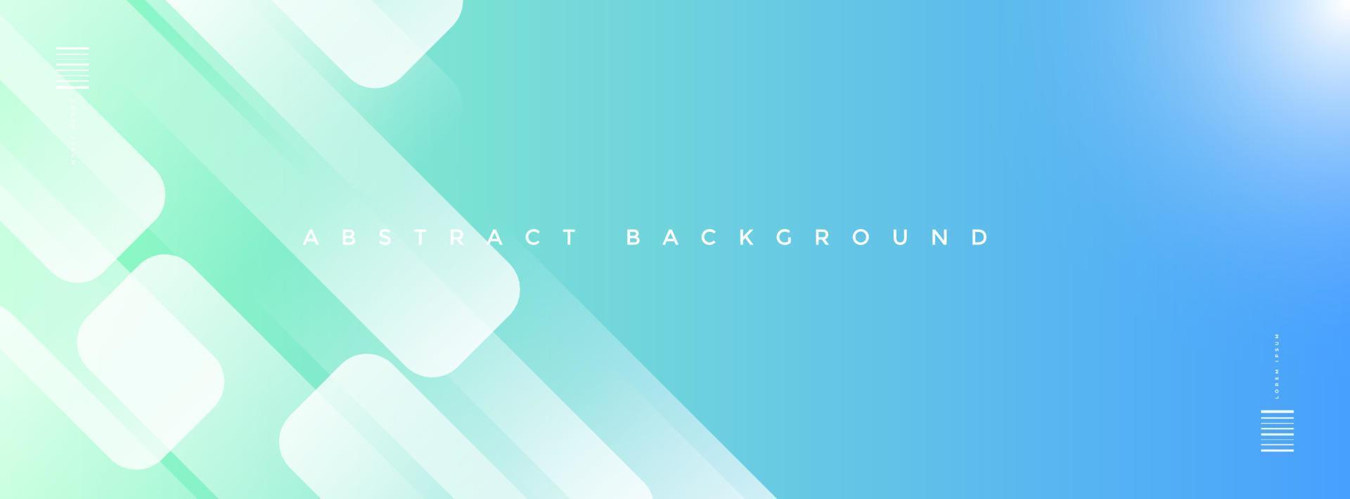 banner background. colorful, shades of blue and light green vector