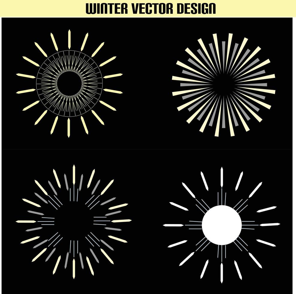 Winter vector design