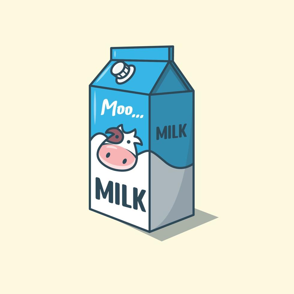 leche la ilustración vector