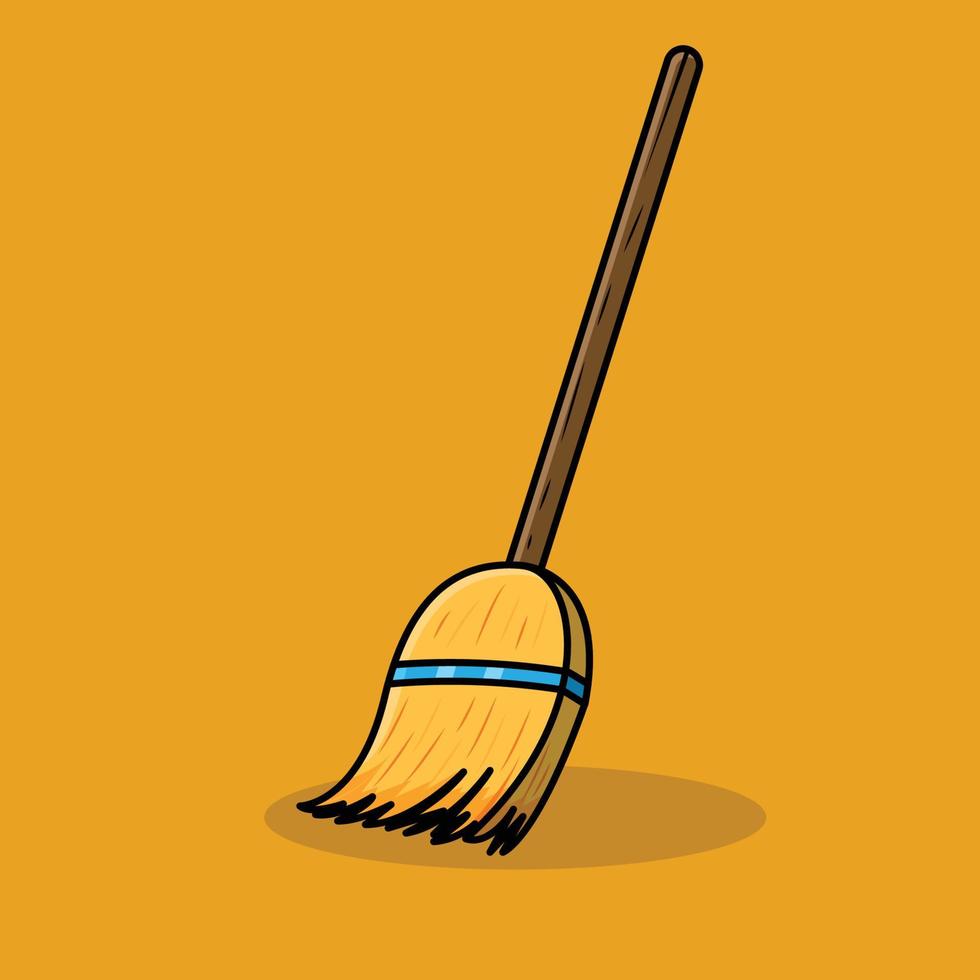 Broom The Illustration vector