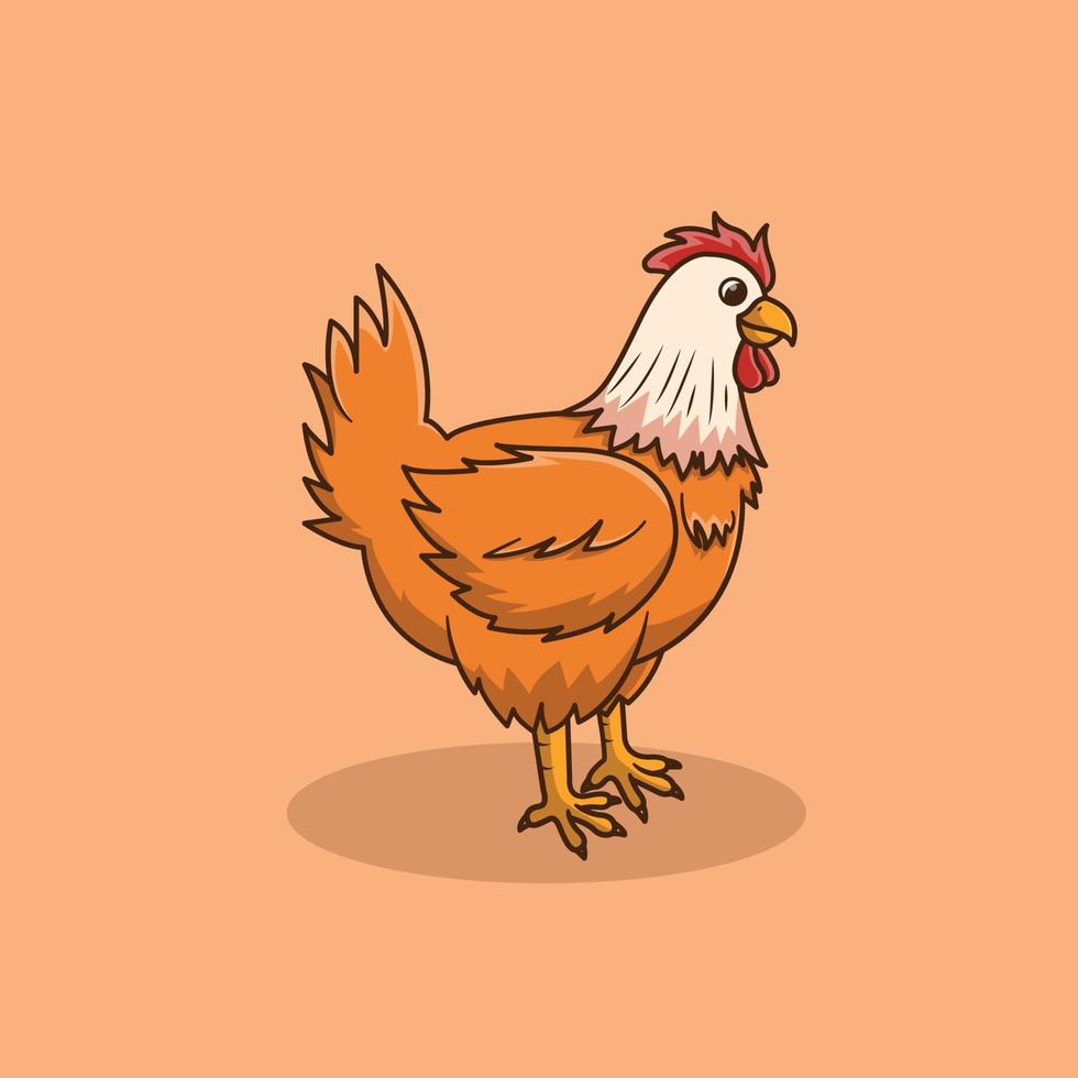 pollo la ilustración vector