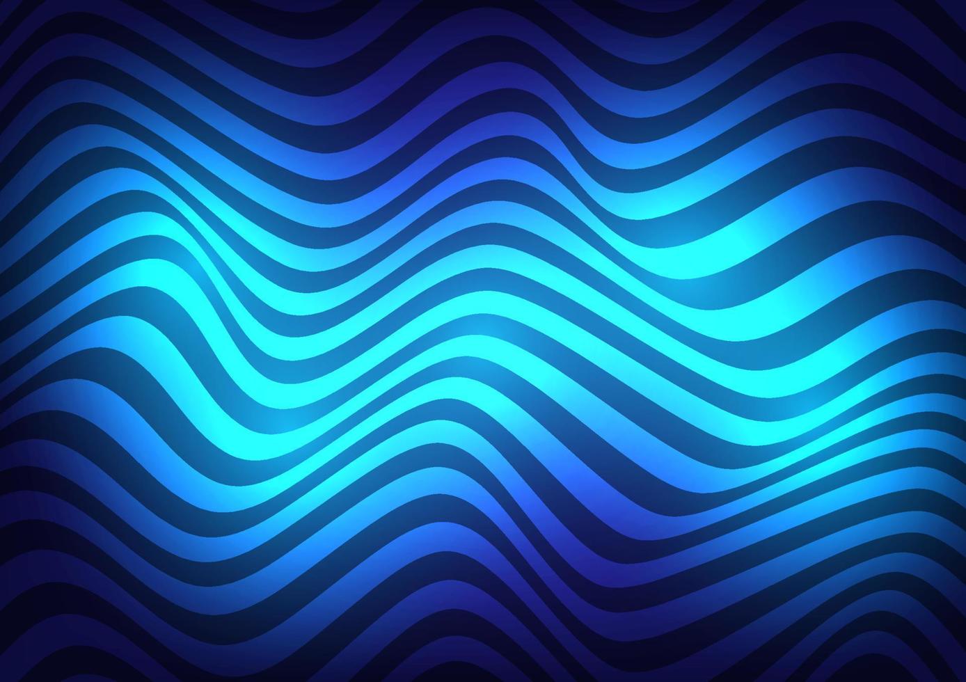 Abstract wave line blue and black motion background vector