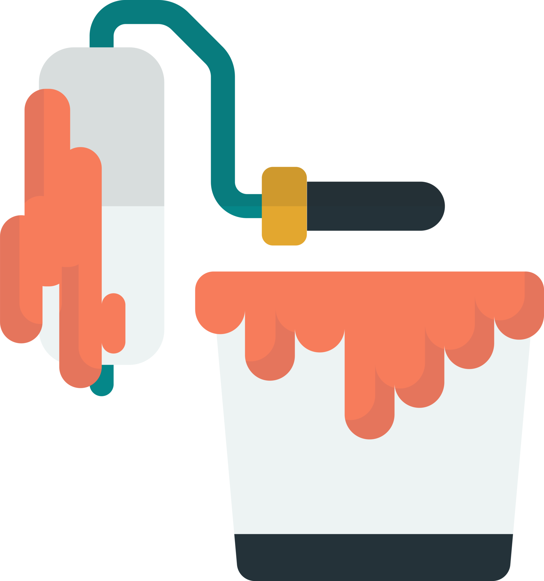 paint bucket illustration in minimal style 16413719 PNG