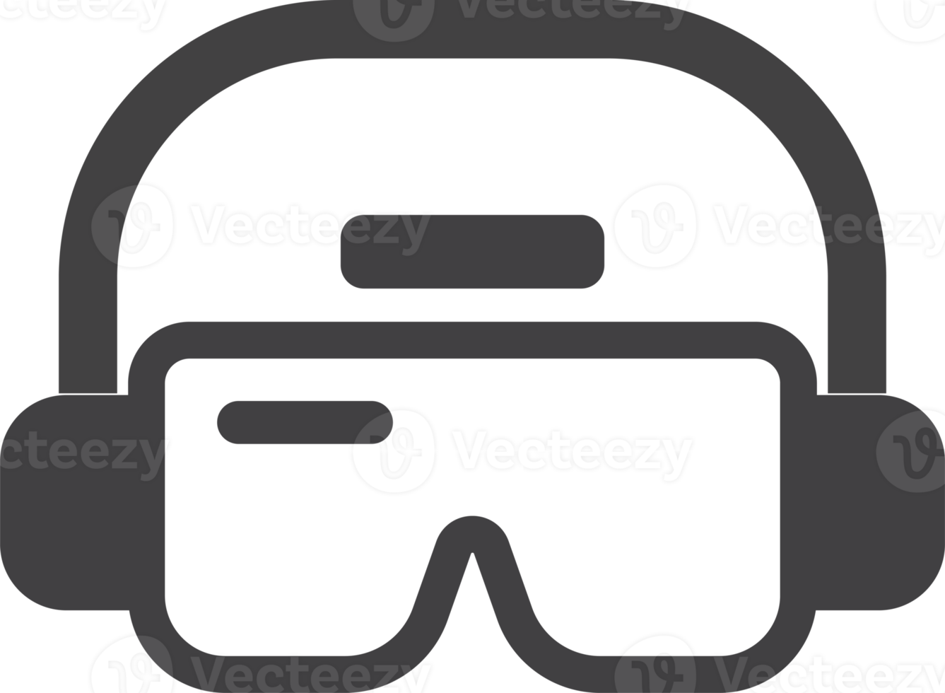 safety glasses illustration in minimal style png