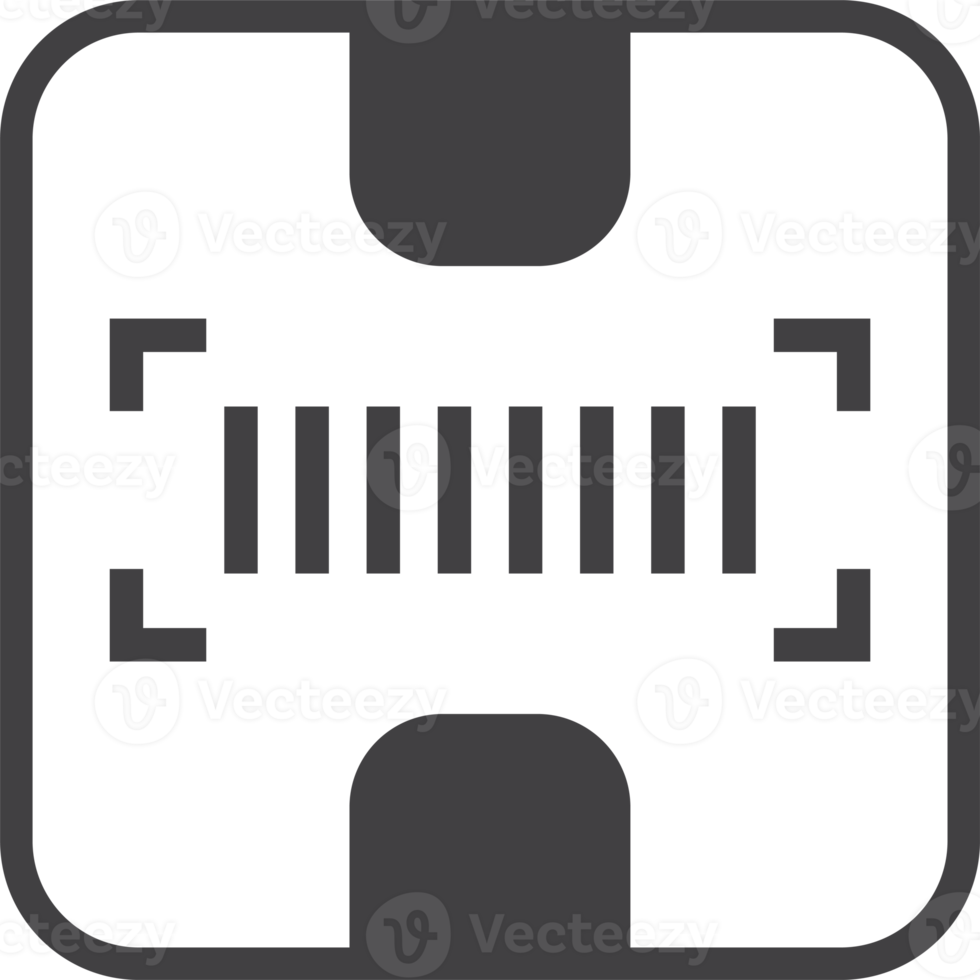 pakketten en bar codes illustratie in minimaal stijl png