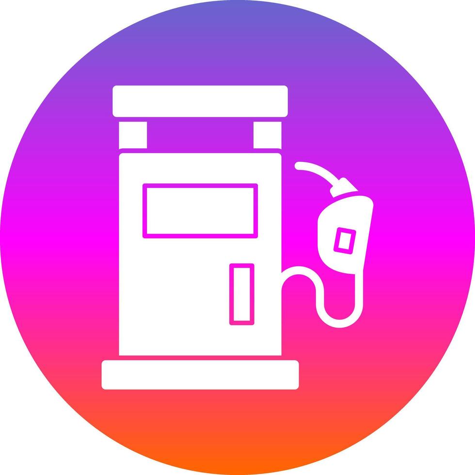 Fuel Station Vector Icon Design