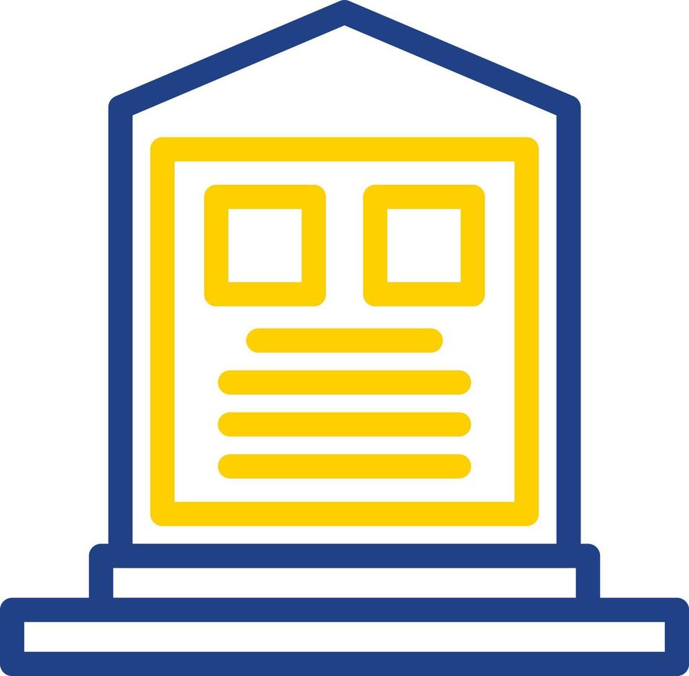 Cemetery Vector Icon Design