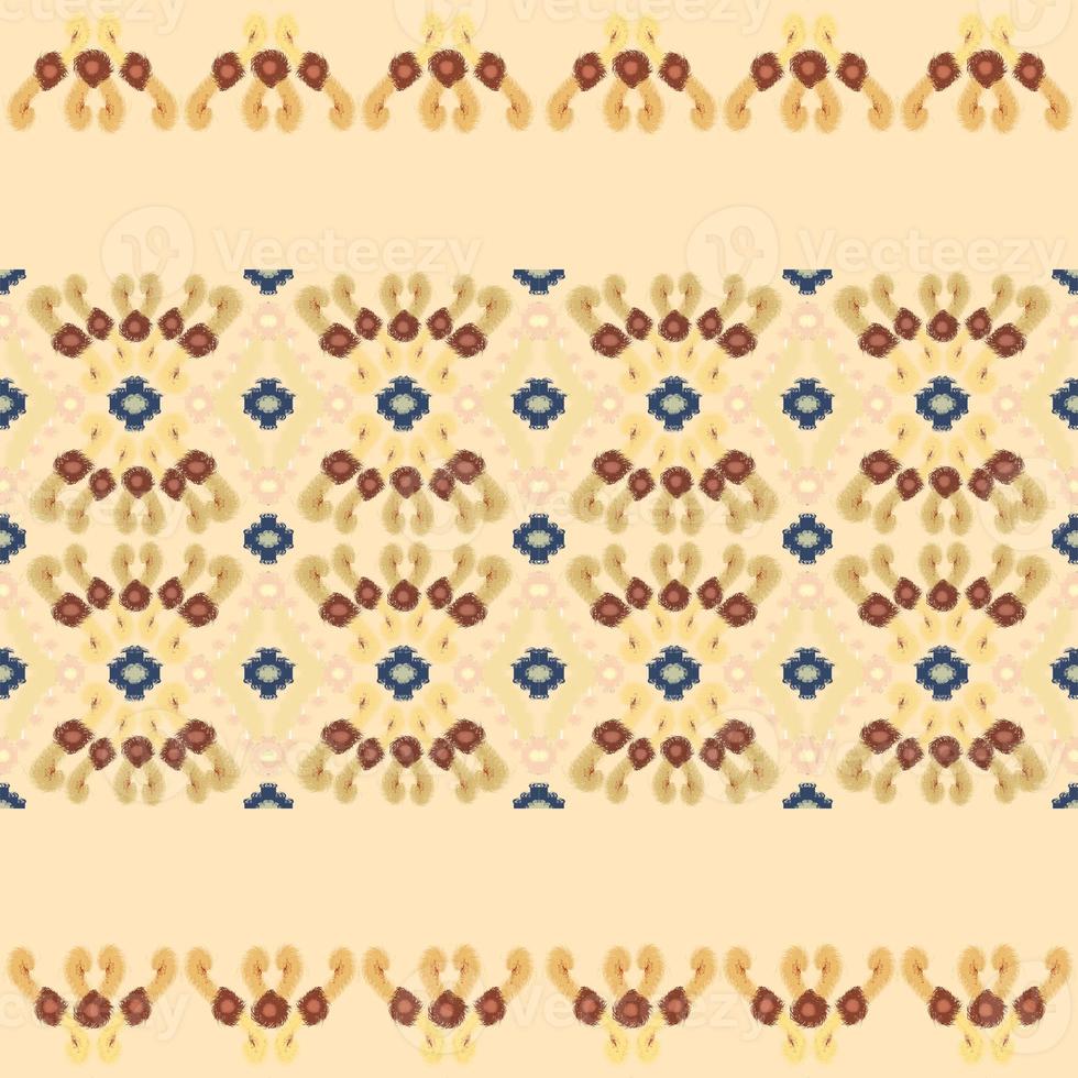 African Ikat paisley embroidery and mix Thai knitted embroidery.geometric ethnic oriental seamless pattern traditional , photo