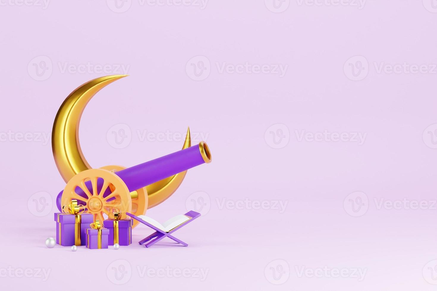 Islamic 3D Background photo