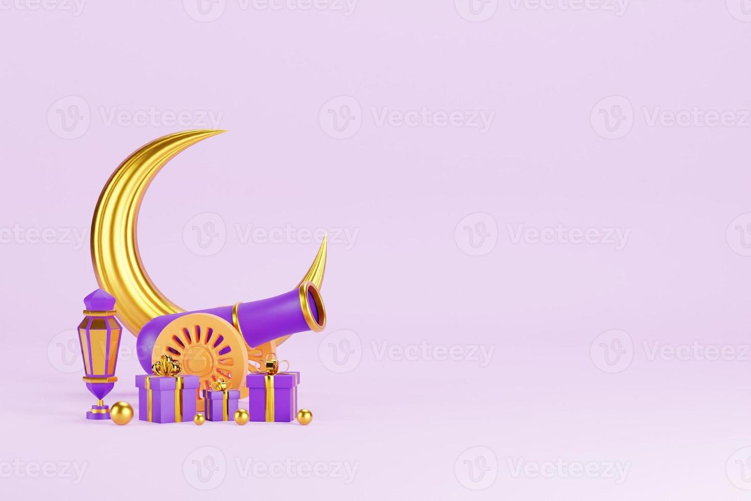 Islamic 3D Background photo