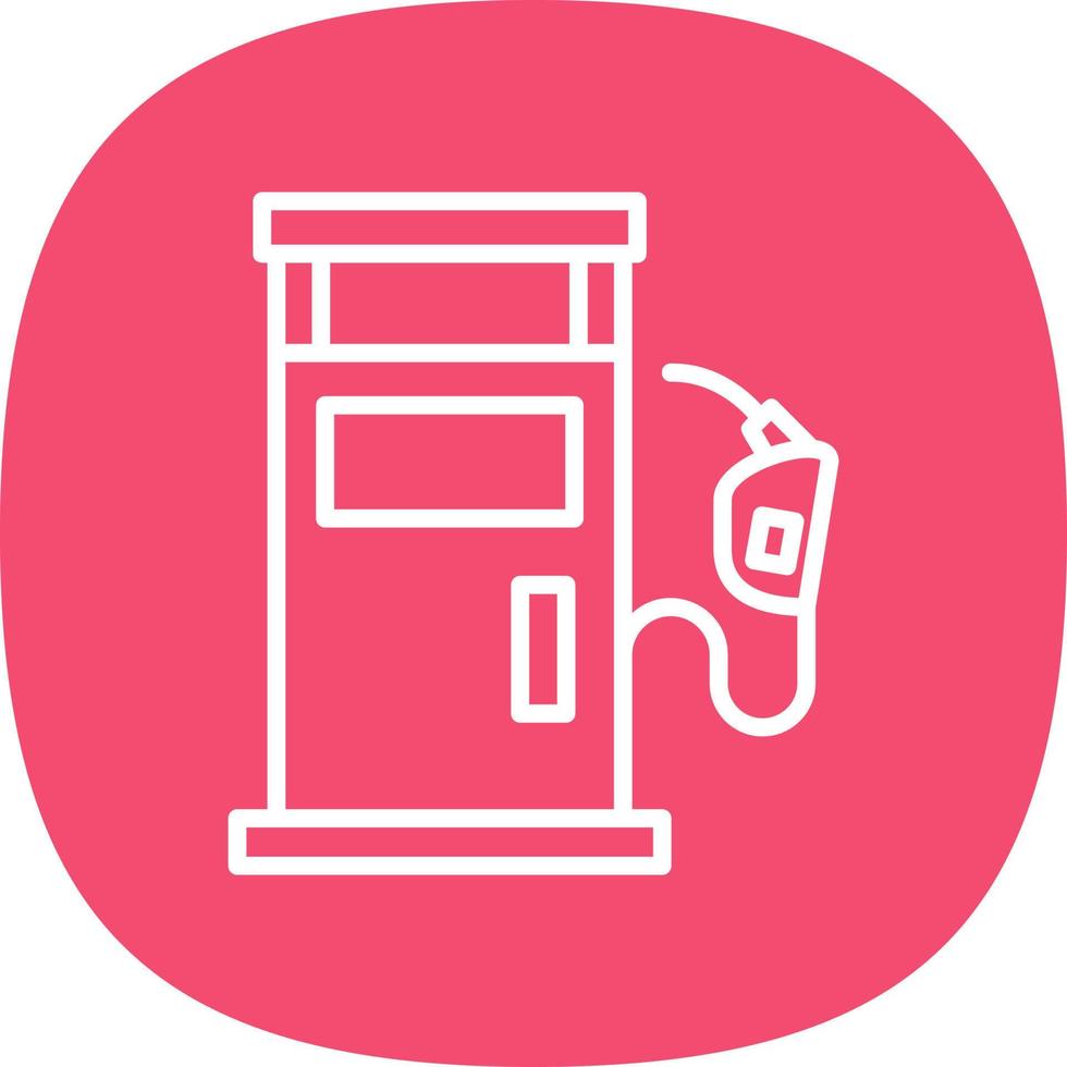 Fuel Station Vector Icon Design