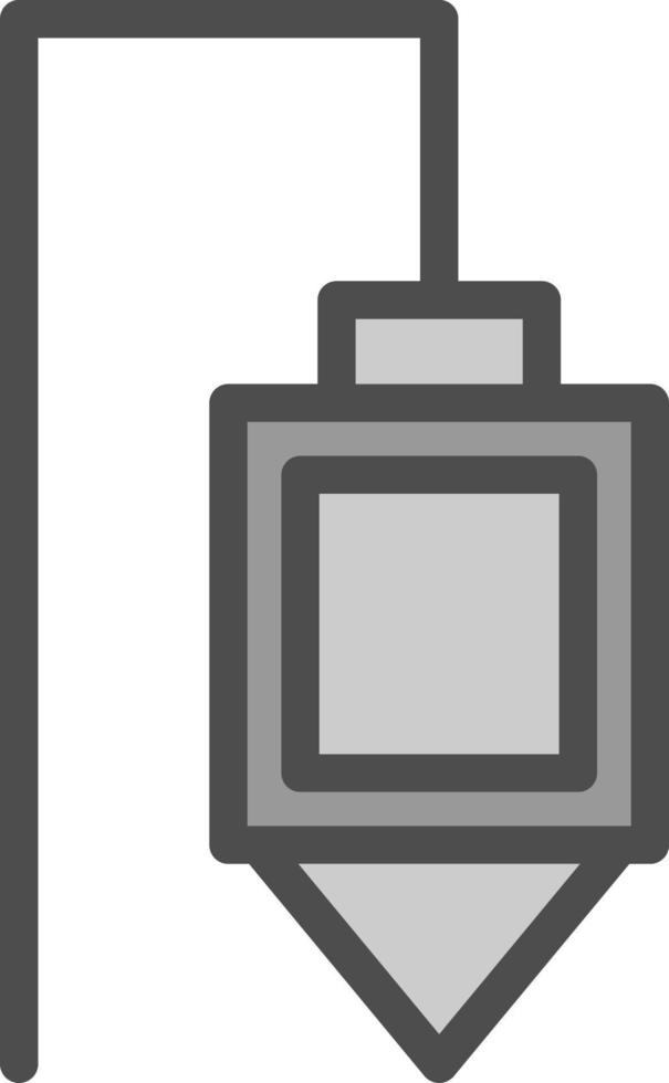 Plumb Bob Vector Icon Design