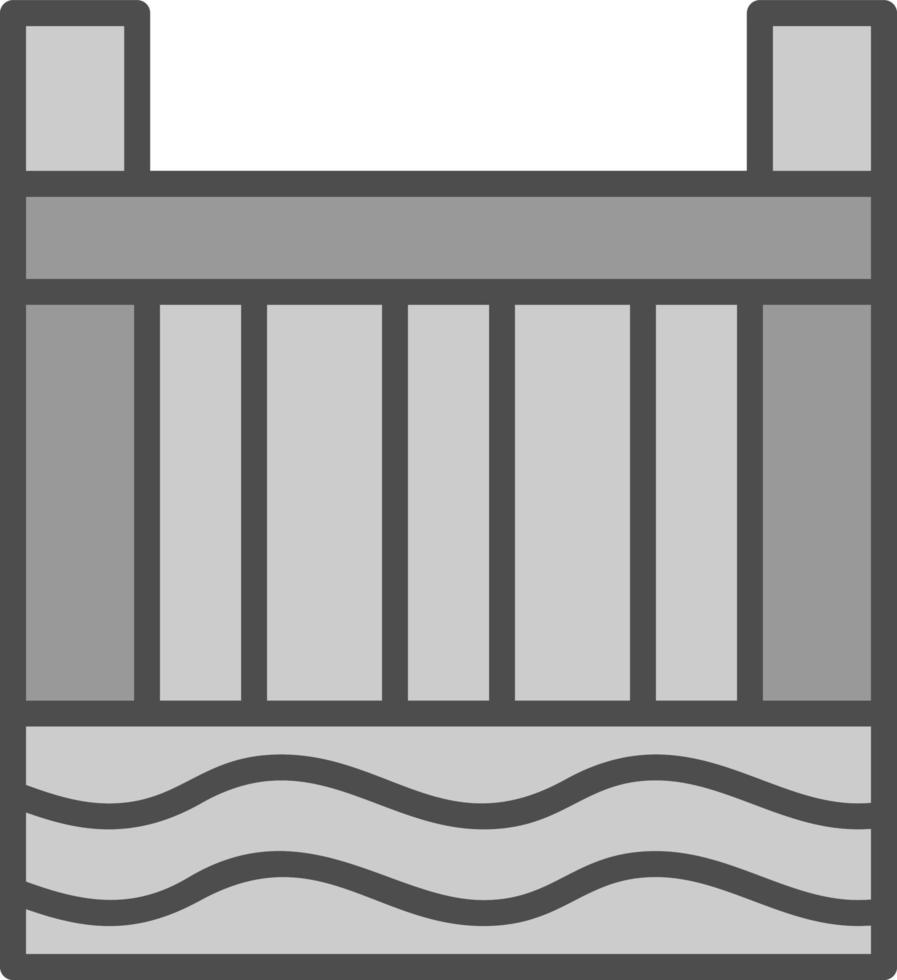 Hydro Power Plant Vector Icon Design