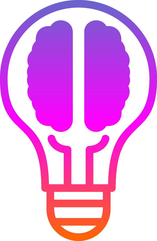 Creativity THinking Vector Icon Design